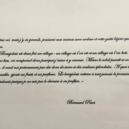 La Boheme, Gite De Charme Quincié-en-Beaujolais Exterior foto